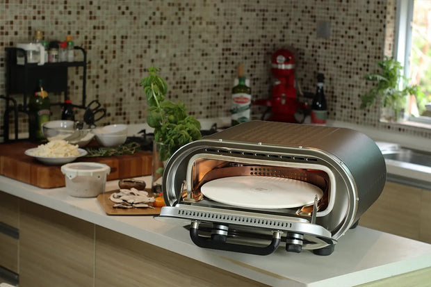Evolve Electric Pizza Oven with Rotating Pizza Stone