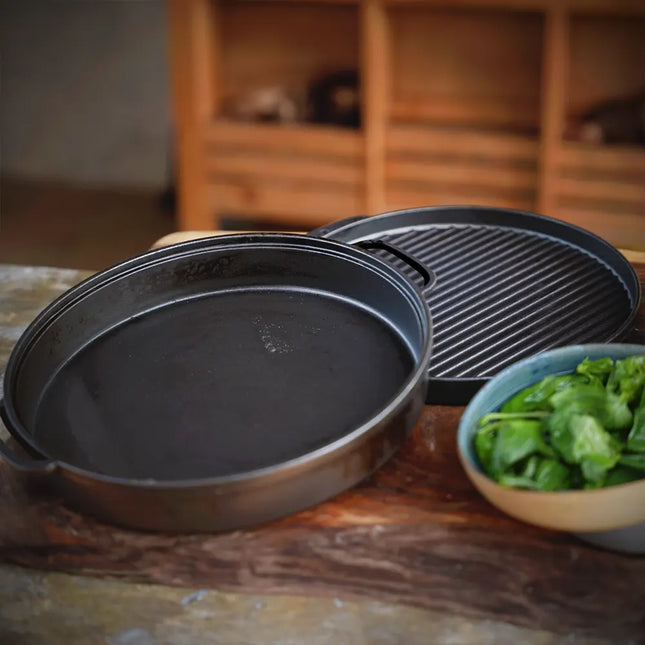 Revolve Two Sided Cast Iron Pan 
