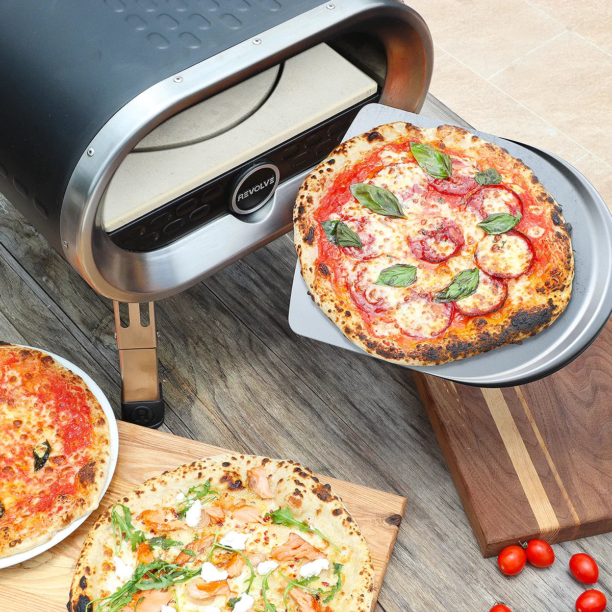 Revolve Pizza Oven - The Original Revolving Stone Pizza Oven